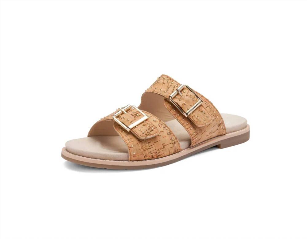 NEW ARA women's elm slide sandal in natural